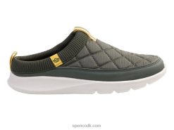 Spenco Footwear clara quiltet rutsjebane Kvinder oliven T000H428