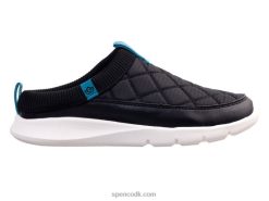 Spenco Footwear clara quiltet rutsjebane Kvinder sort T000H426