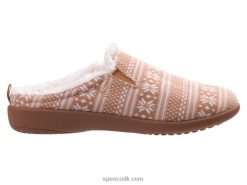 Spenco Footwear dundee fair isle Kvinder Brun T000H679