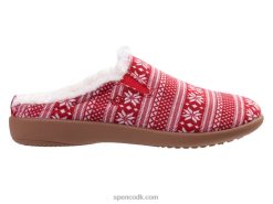 Spenco Footwear dundee fair isle Kvinder rød T000H677