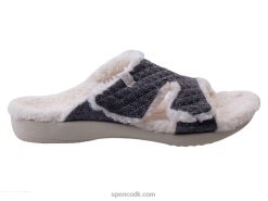 Spenco Footwear janie tøffel Kvinder gråmeleret T000H756