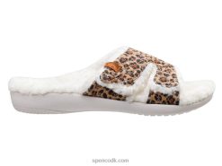 Spenco Footwear janie tøffel Kvinder solbrun leopard T000H753