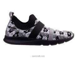 Spenco Footwear karma stretch blomster Kvinder sort T000H521