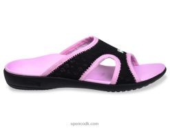 Spenco Footwear kholo breeze rutsjebane Kvinder sort-pink T000H207