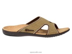Spenco Footwear kholo canvas slide til mændhalm-java-kork T000H847