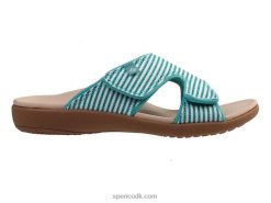 Spenco Footwear kholo stribe Kvinder lagune T000H222