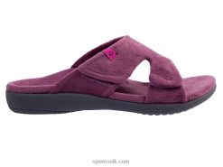 Spenco Footwear kholo visa tøfler Kvinder merlot T000H693