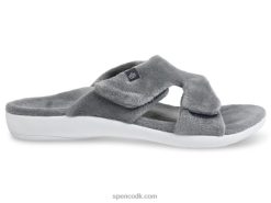 Spenco Footwear kholo visa tøfler Kvinder trækul T000H696
