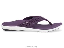 Spenco Footwear yumi gepard print Kvinder vin T000H49