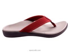 Spenco Footwear yumi nuevo Kvinder rød okker T000H40