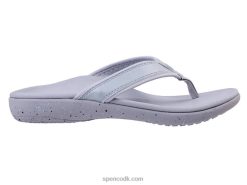 Spenco Footwear yumi nuevo plettet Kvinder grå T000H19