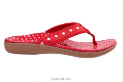 Spenco Footwear yumi nuevo prik Kvinder rød T000H23
