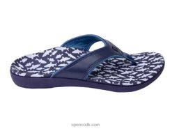 Spenco Footwear yumi ocean - bestsellere Kvinder marine hvid fisk T000H95