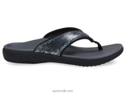 Spenco Footwear yumi slange Kvinder sort hvid T000H10