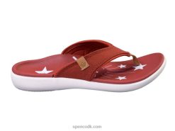 Spenco Footwear yumi tro Kvinder rød okker T000H104